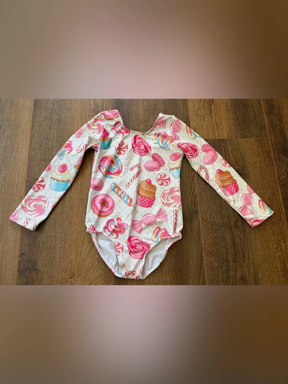 Girls sweet treats candy leotard
